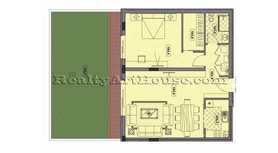 Апартаменти с индивидуални градини в затворен комплекс