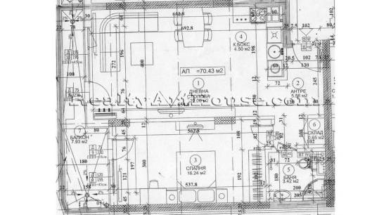 2-стаен апартамент в близост до Бизнес Парк София