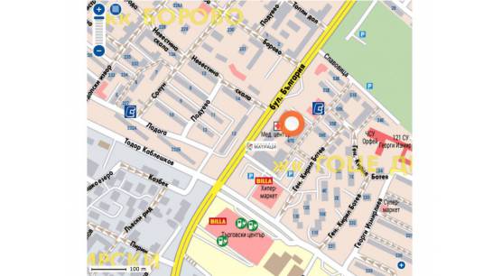 Затворено паркомясто в подземен гараж