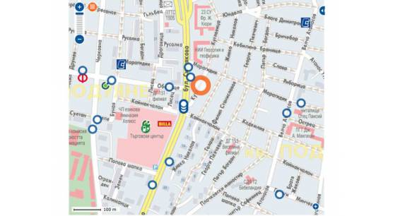 Магазин на първа линия бул. Ситняково