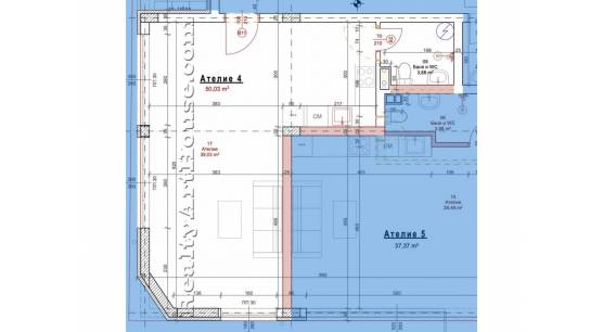 1-стайни апартаменти (статут ателие) в новострояща се сграда кв. Люлин 8