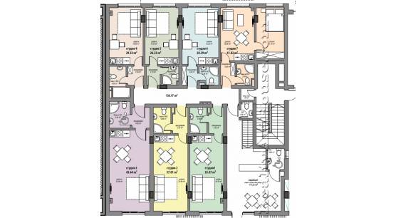 Timok 37, apart-hotel_plan
