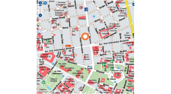 Бизнес - помещение в централна част на София, с големи витрини на първа линия.